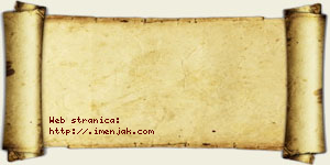 Andjelina Stojanović vizit kartica